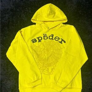 Yellow Spider Graphic Hoodie